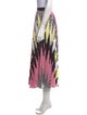MSGM Printed Midi Length Skirt