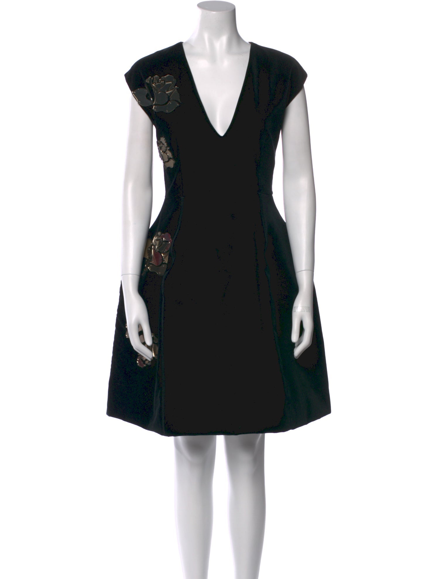 MSGM Printed Knee-Length Dress