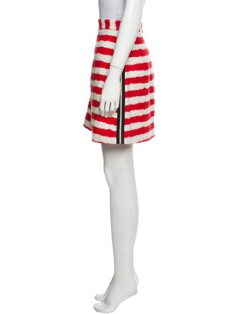 MSGM Striped Mini Skirt