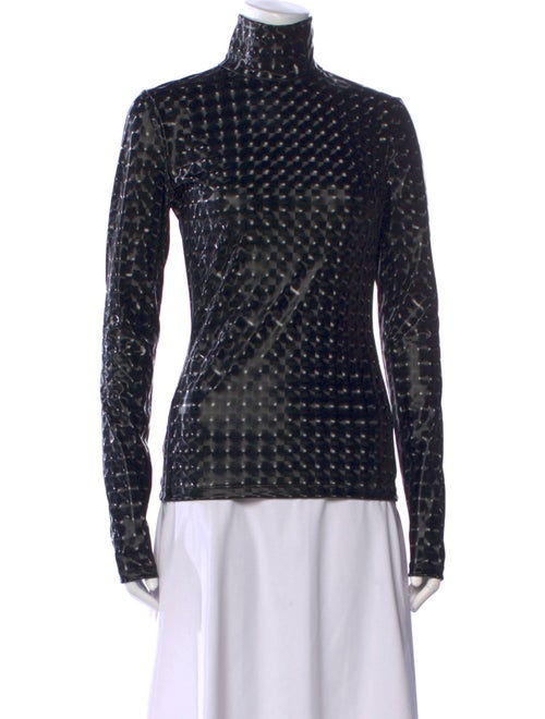 MSGM Printed Turtleneck Sweatshirt