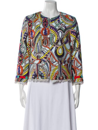 MSGM Printed Evening Jacket