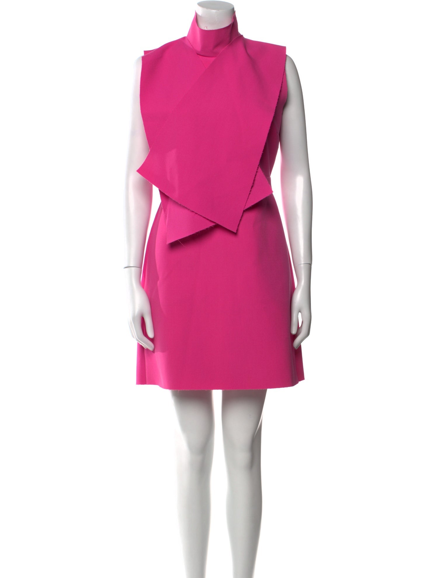 MSGM Mock Neck Mini Dress