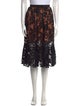 MSGM Lace Pattern Knee-Length Skirt