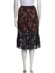 MSGM Lace Pattern Knee-Length Skirt