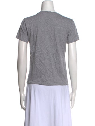 MSGM Graphic Print Crew Neck T-Shirt