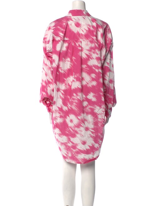 MSGM Tie-Dye Print Mini Dress