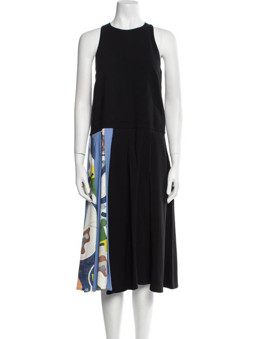 MSGM Printed Midi Length Dress