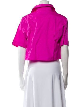 MSGM Short Sleeve Crop Top