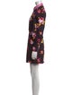 MSGM Floral Print Mini Dress