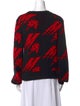 MSGM Printed Crew Neck Sweatshirt
