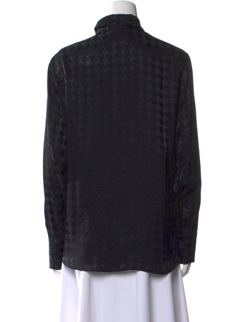 MSGM Long Sleeve Button-Up Top