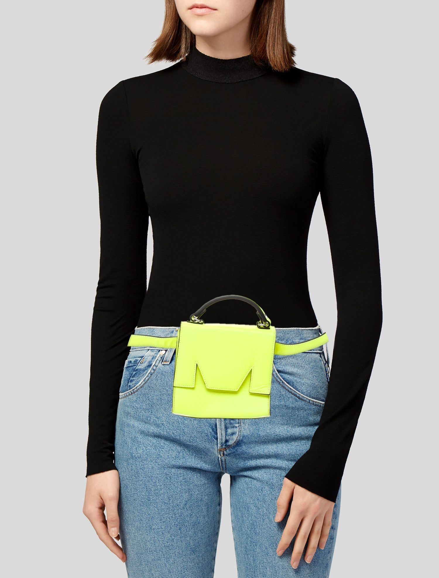 MSGM Leather Belt Bag