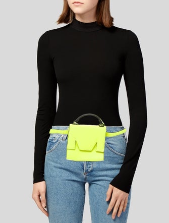 MSGM Leather Belt Bag