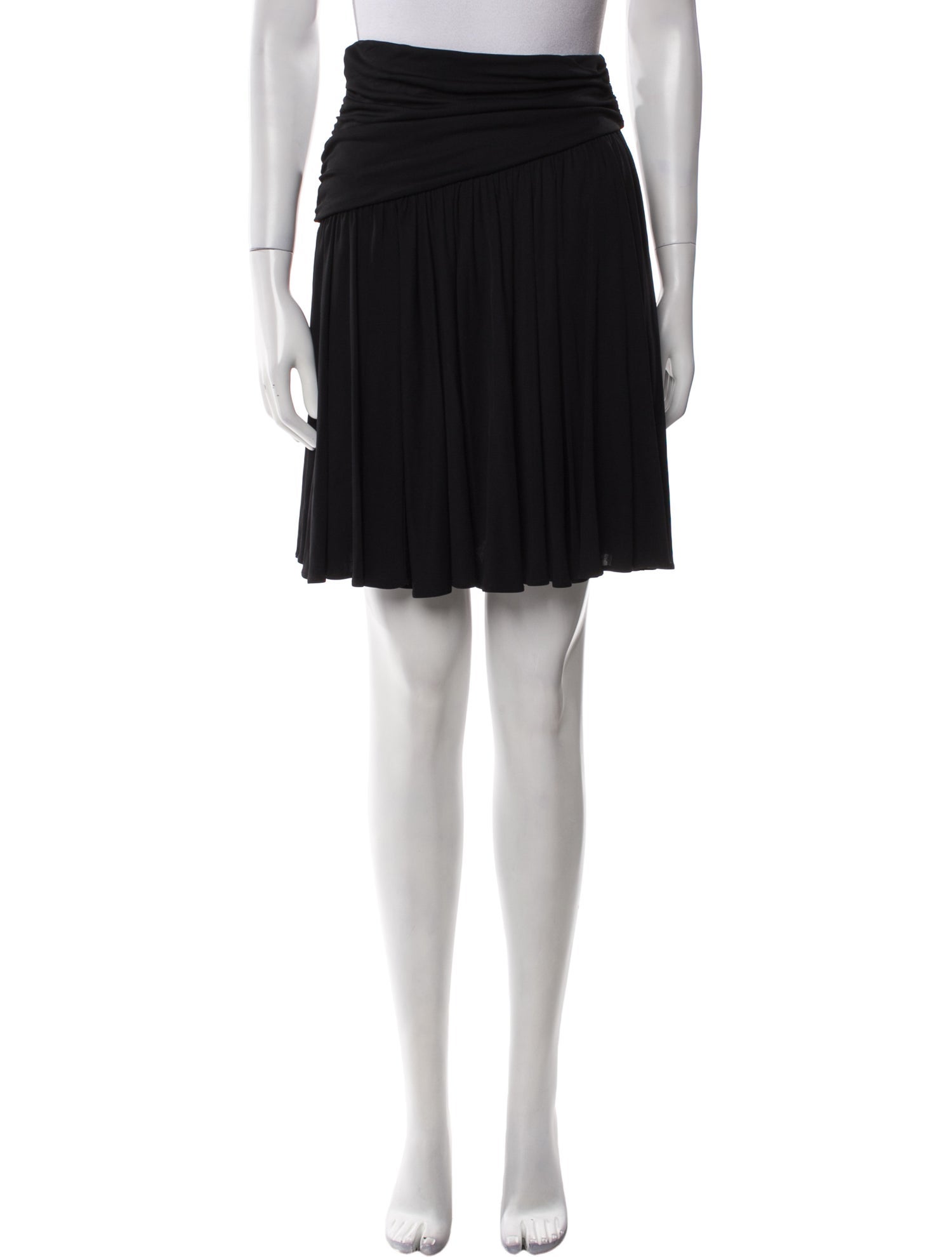 MSGM Pleated Accents Knee-Length Skirt