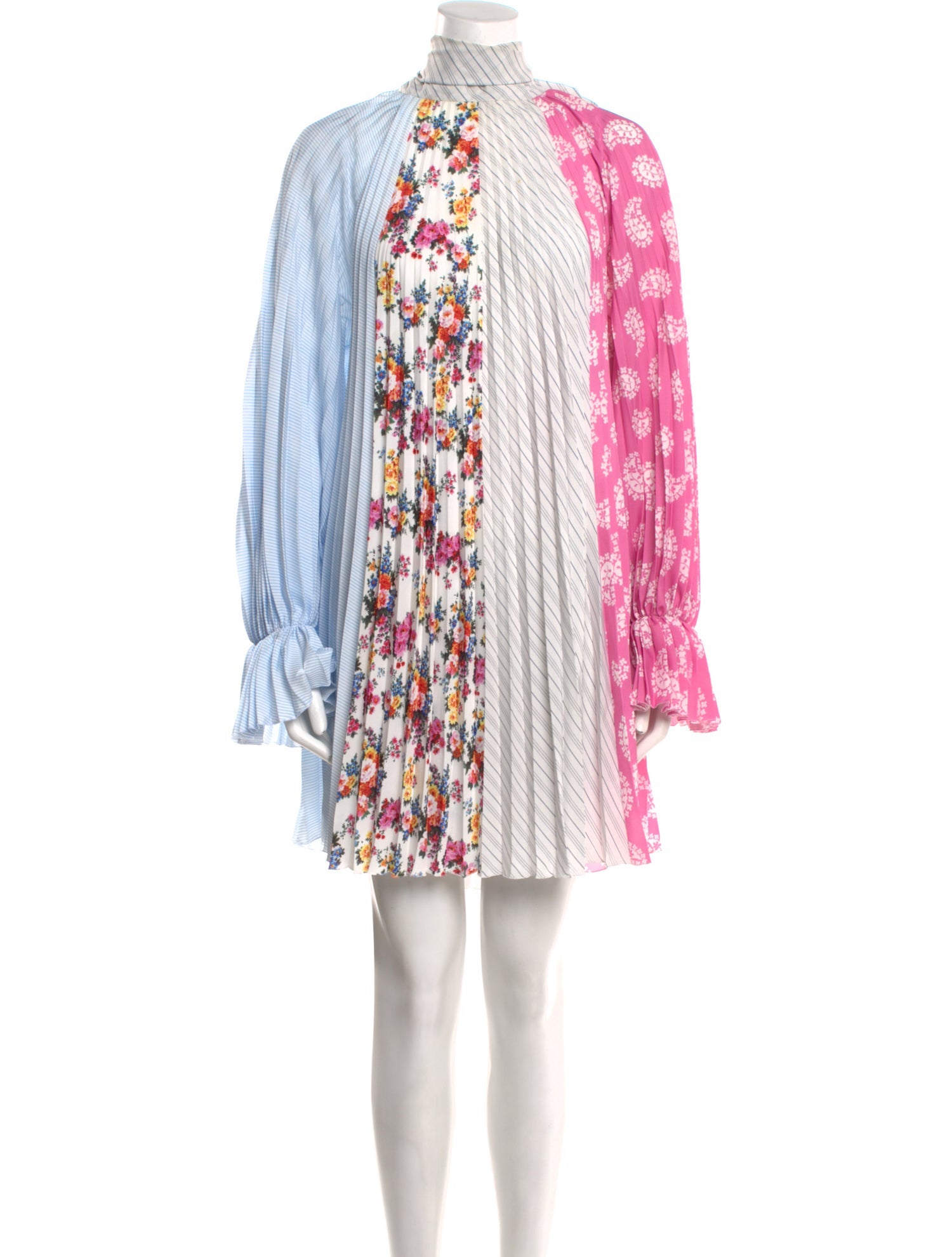 MSGM Striped Mini Dress