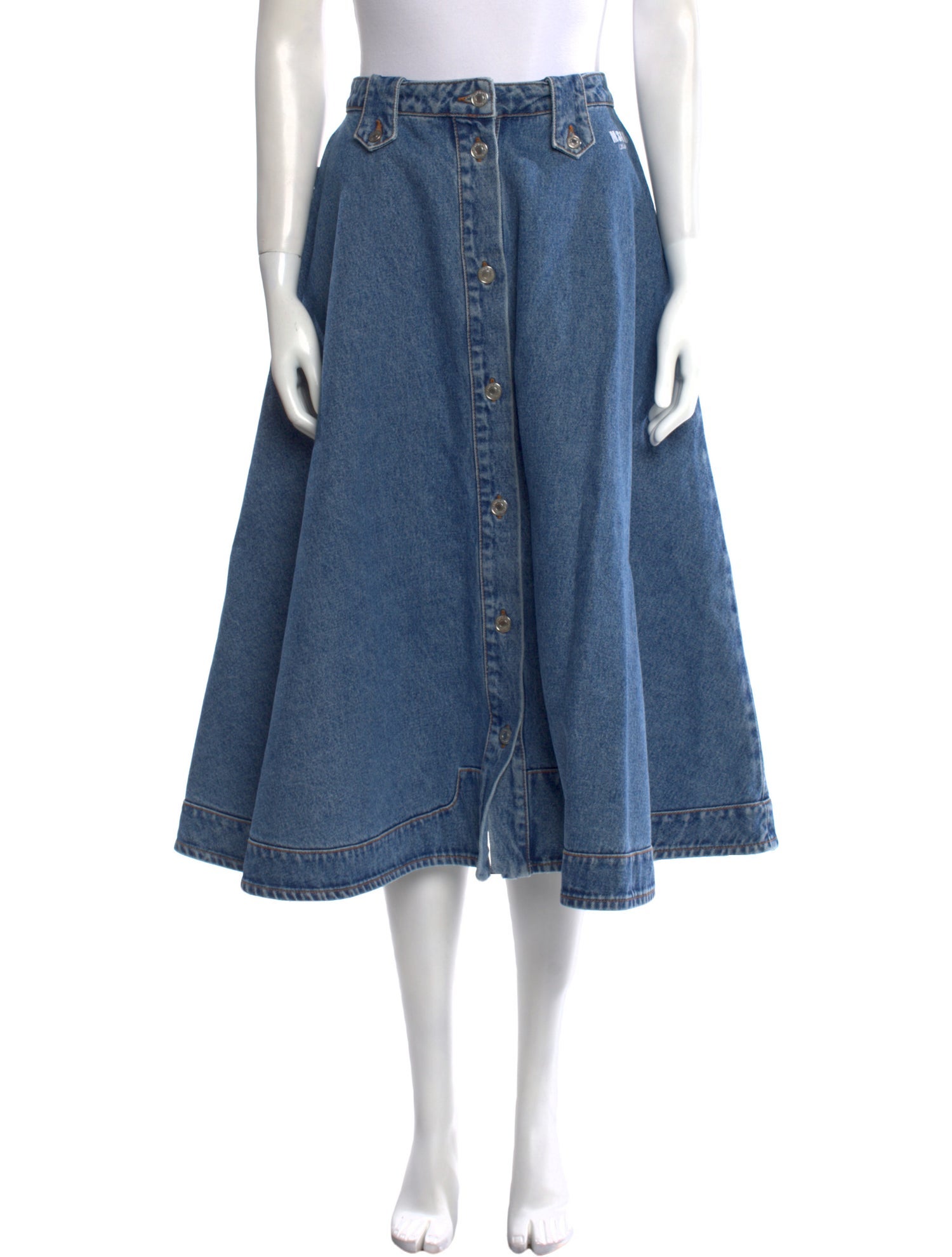 MSGM Midi Length Skirt