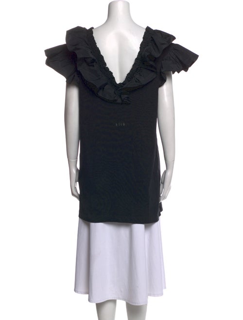 MSGM Cowl Neck Short Sleeve Tunic