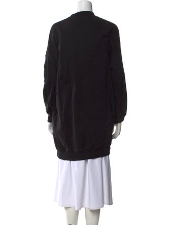 MSGM Graphic Print Crew Neck Sweatshirt