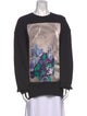 MSGM Graphic Print Crew Neck Sweatshirt