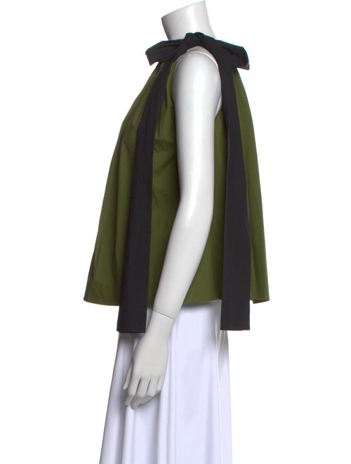 MSGM One-Shoulder Sleeveless Top