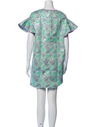 MSGM Printed Mini Dress