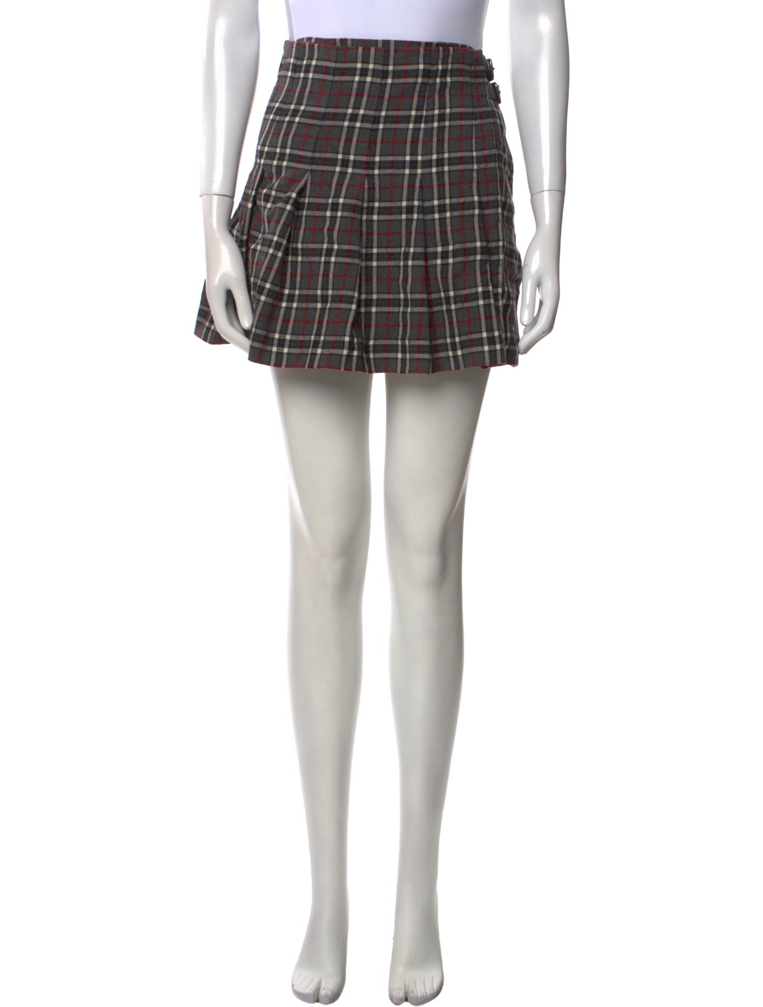 MSGM Virgin Wool Mini Skirt