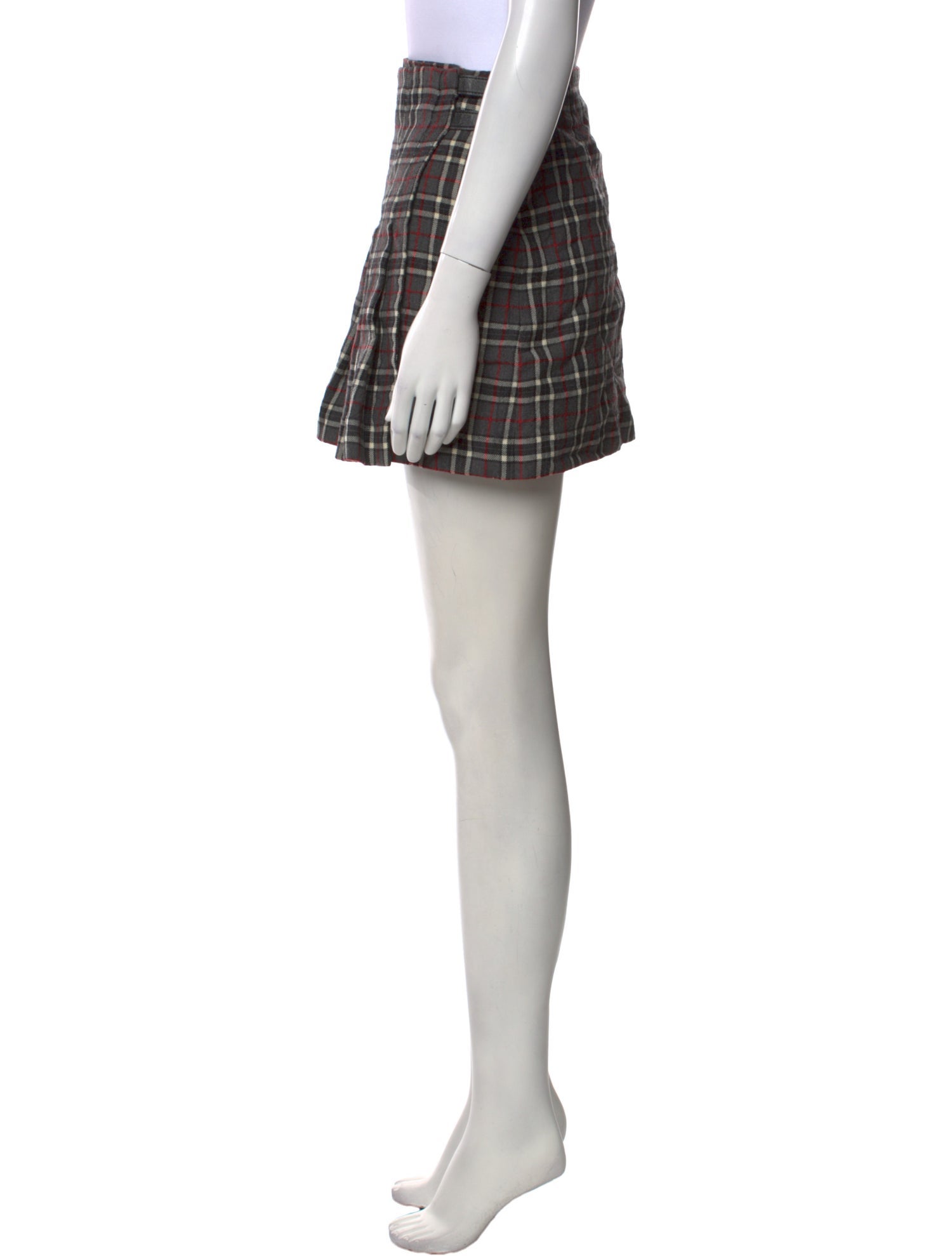 MSGM Virgin Wool Mini Skirt