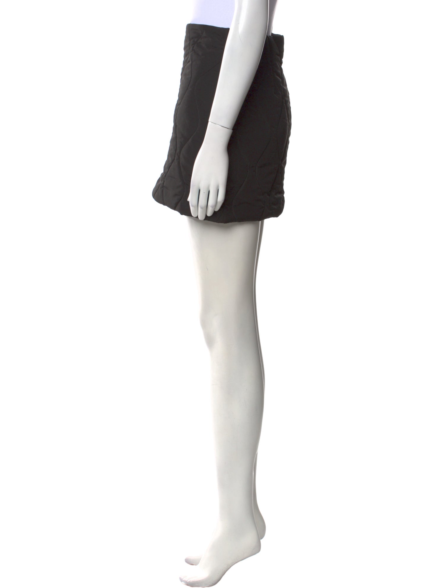 MSGM Raw-Edge Trim Mini Skirt