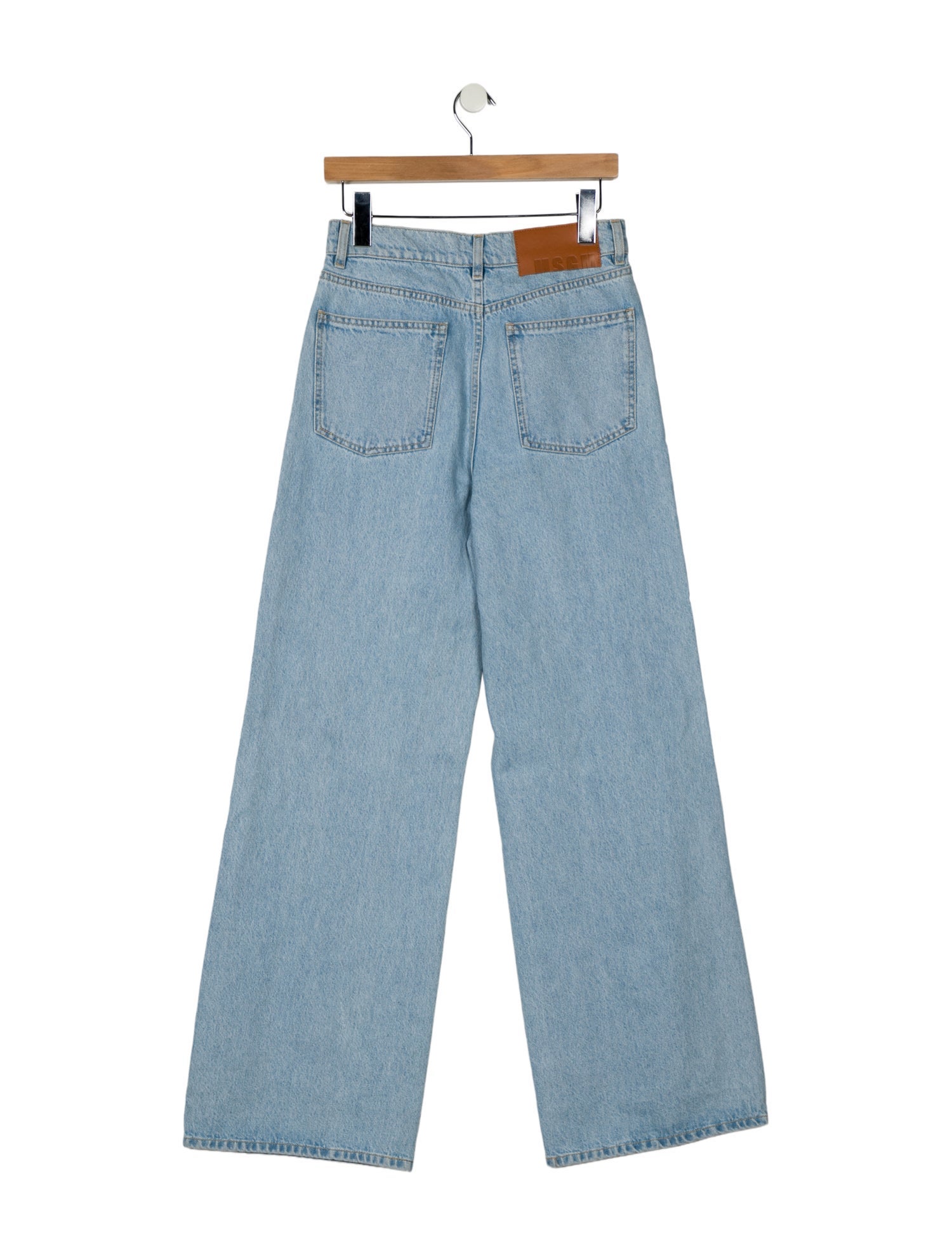 MSGM High-Rise Wide Leg Jeans w/ Tags