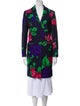 MSGM Wool Floral Print Coat