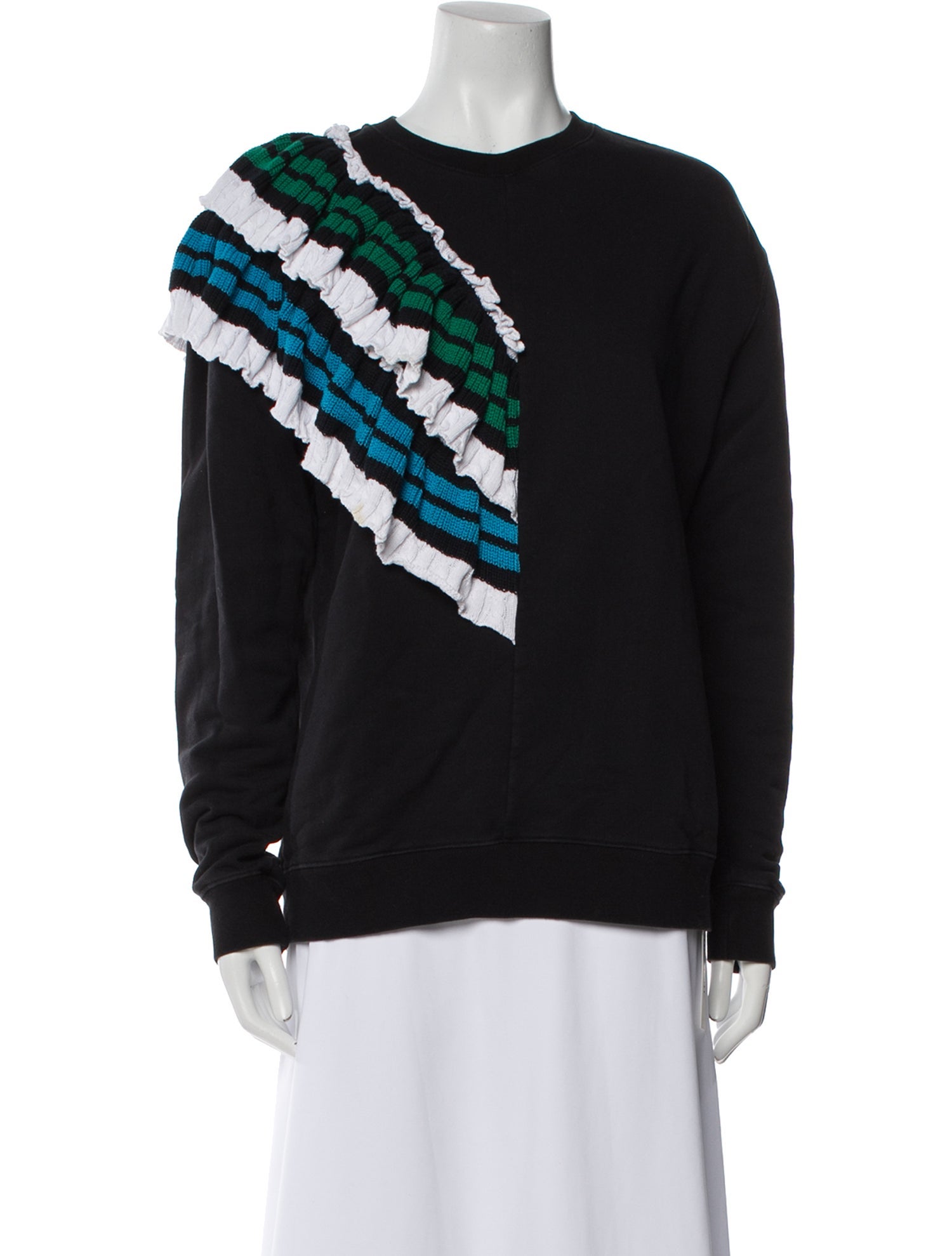 MSGM Printed Crew Neck Sweater