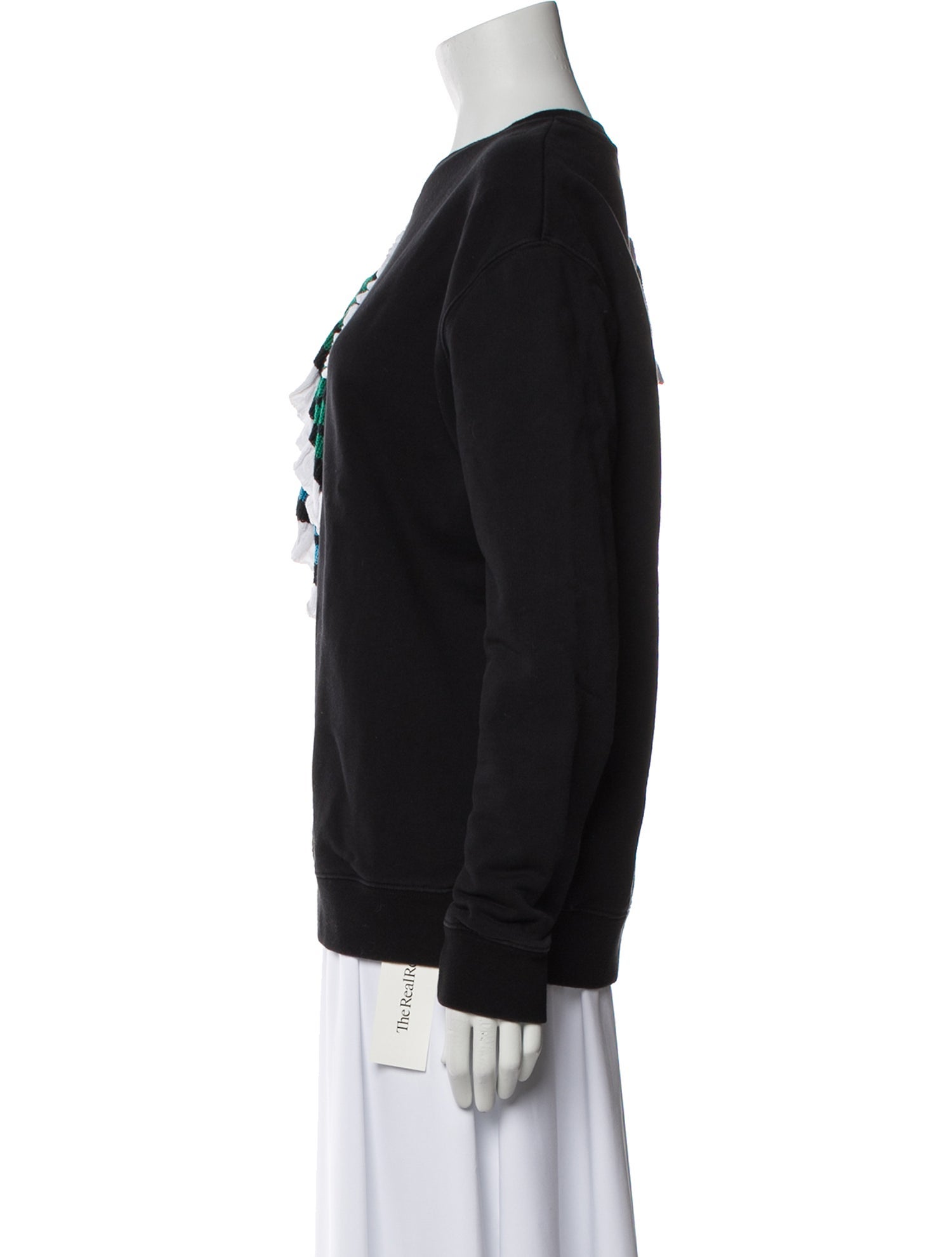MSGM Printed Crew Neck Sweater