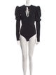 MSGM V-Neck Long Sleeve Bodysuit