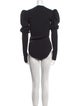 MSGM V-Neck Long Sleeve Bodysuit