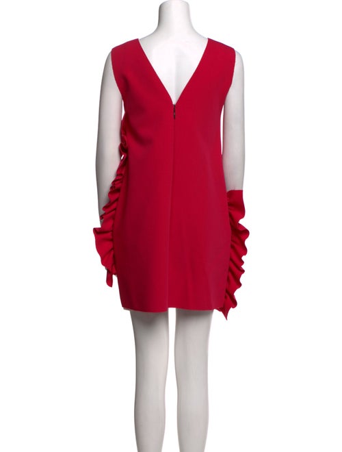 MSGM V-Neck Mini Dress