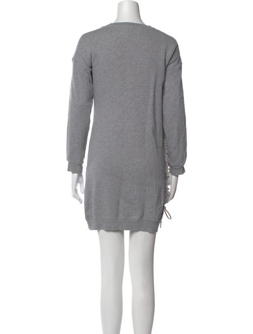 MSGM Crew Neck Mini Dress