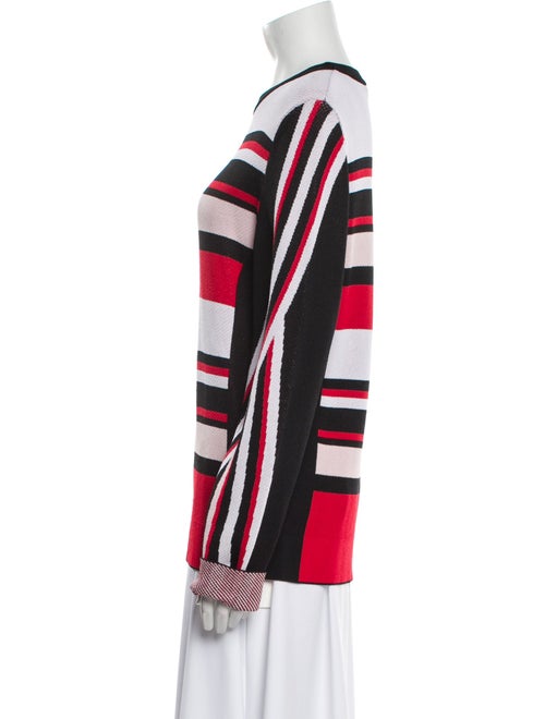 MSGM Striped Crew Neck Sweatshirt