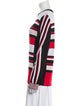MSGM Striped Crew Neck Sweatshirt