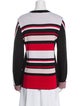 MSGM Striped Crew Neck Sweatshirt