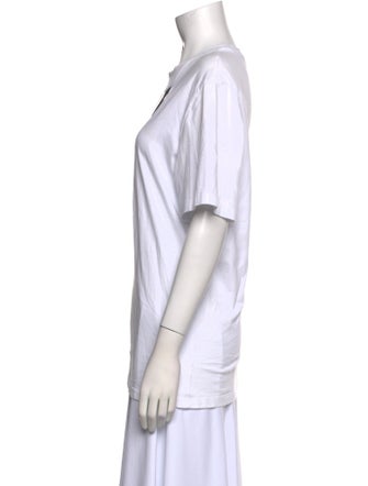 MSGM Graphic Print Crew Neck T-Shirt