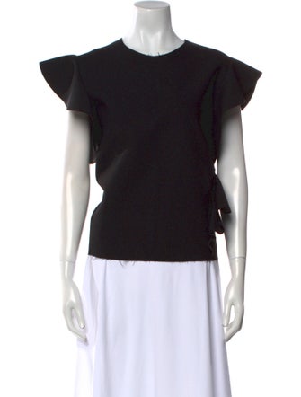 MSGM Crew Neck Short Sleeve Top