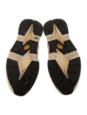 MSGM Mesh Colorblock Pattern Sneakers