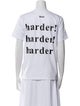 MSGM Graphic Print Crew Neck T-Shirt