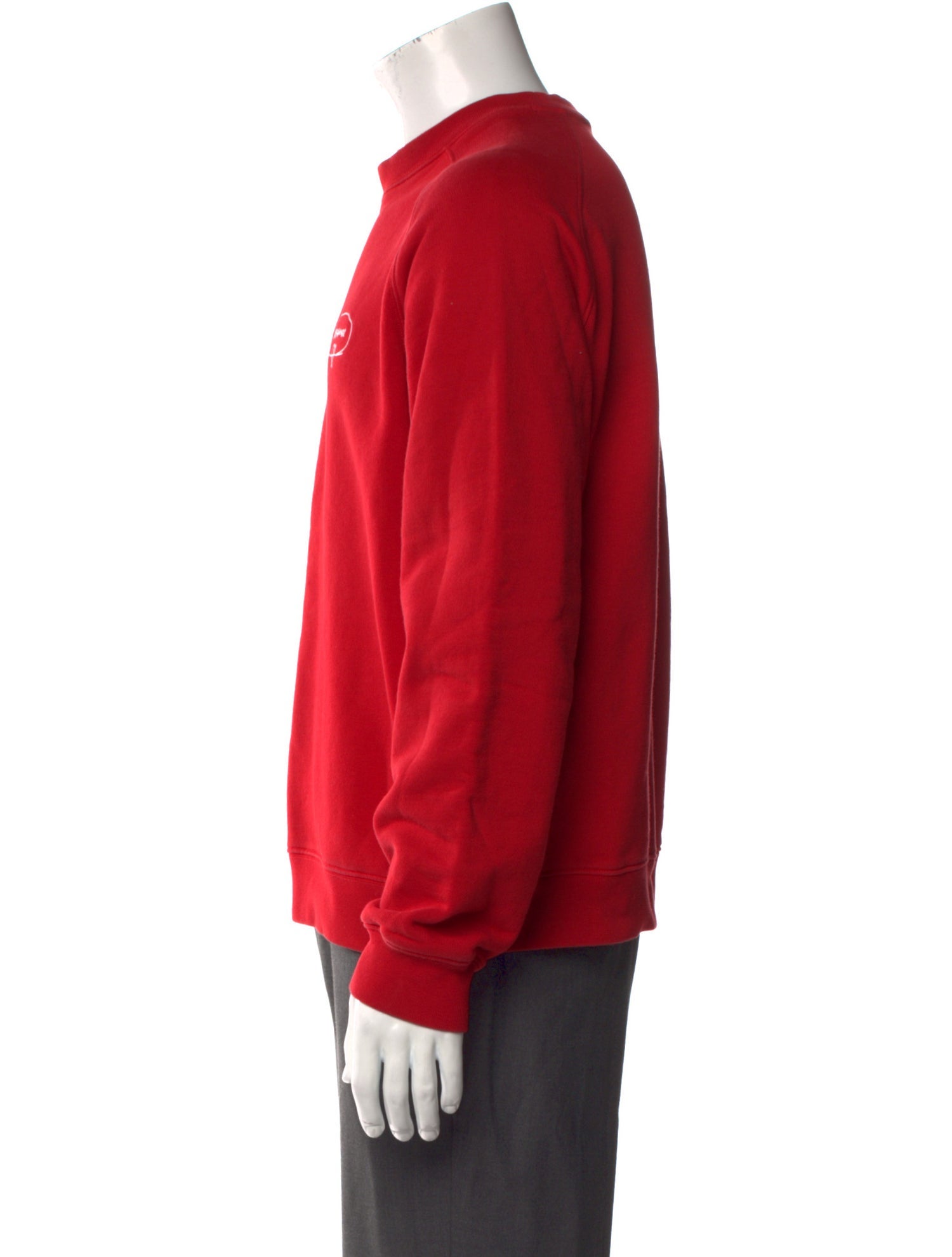 MSGM Graphic Print Crew Neck Pullover