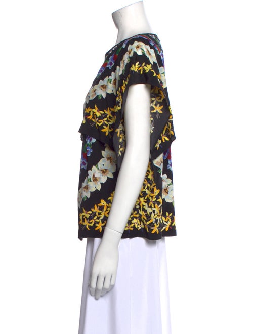 MSGM Silk Printed T-Shirt