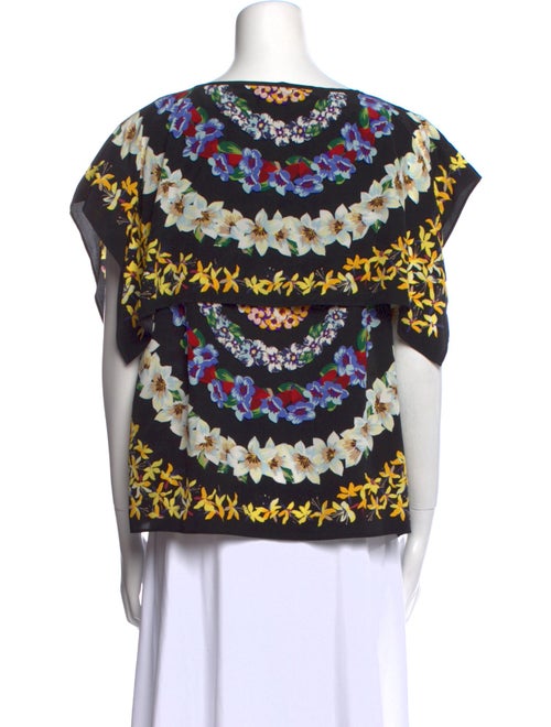 MSGM Silk Printed T-Shirt