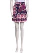 MSGM Floral Print Mini Skirt