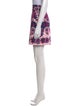 MSGM Floral Print Mini Skirt