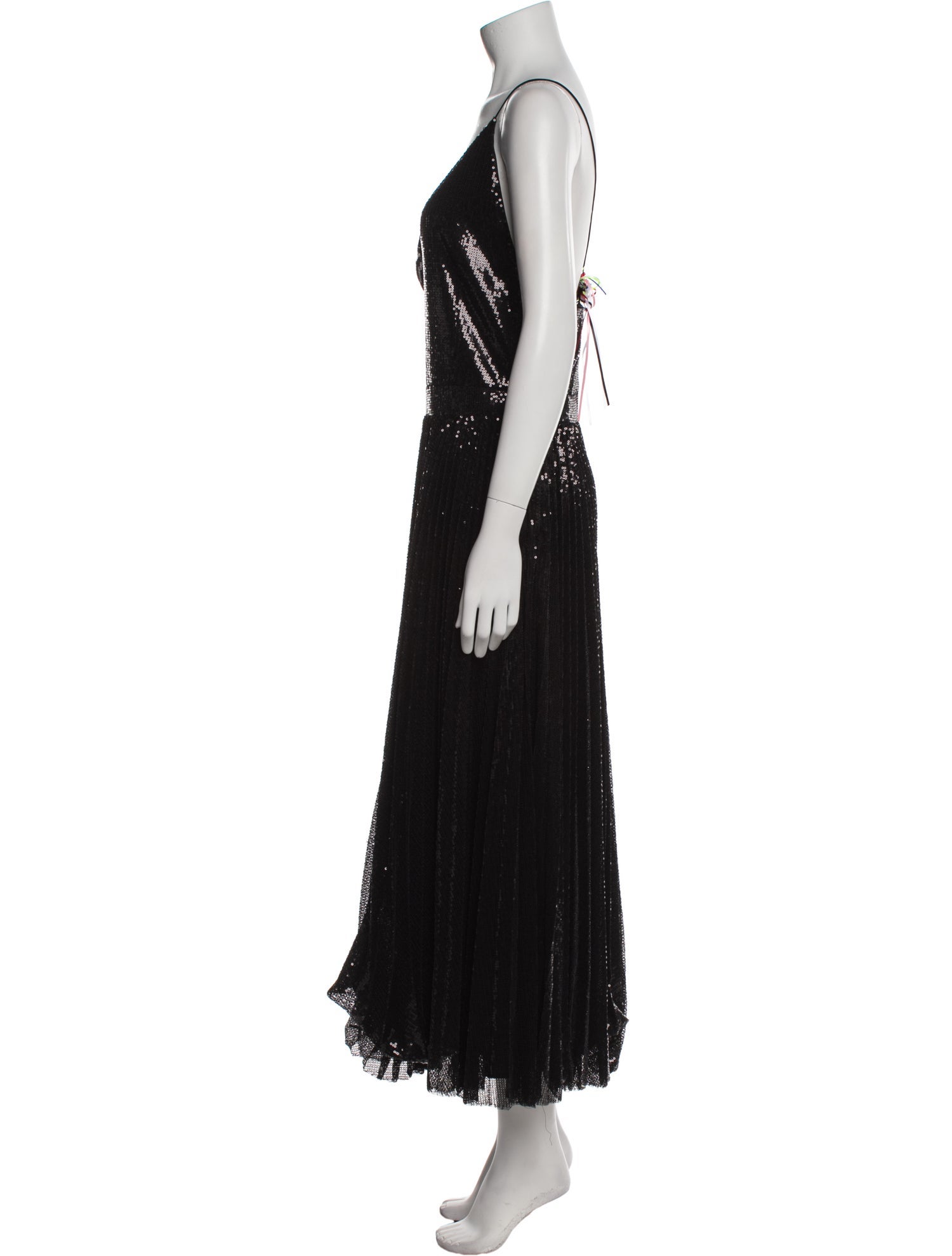 MSGM V-Neck Long Dress