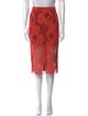 MSGM Lace Pattern Knee-Length Skirt